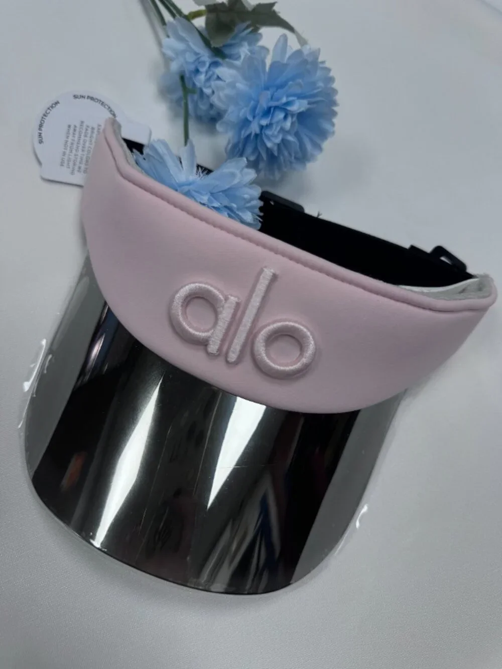 NWT ☀️ Alo Yoga Airlift Solar Visor Vintage Pink 🎾 Tennis Golf Sun Visor